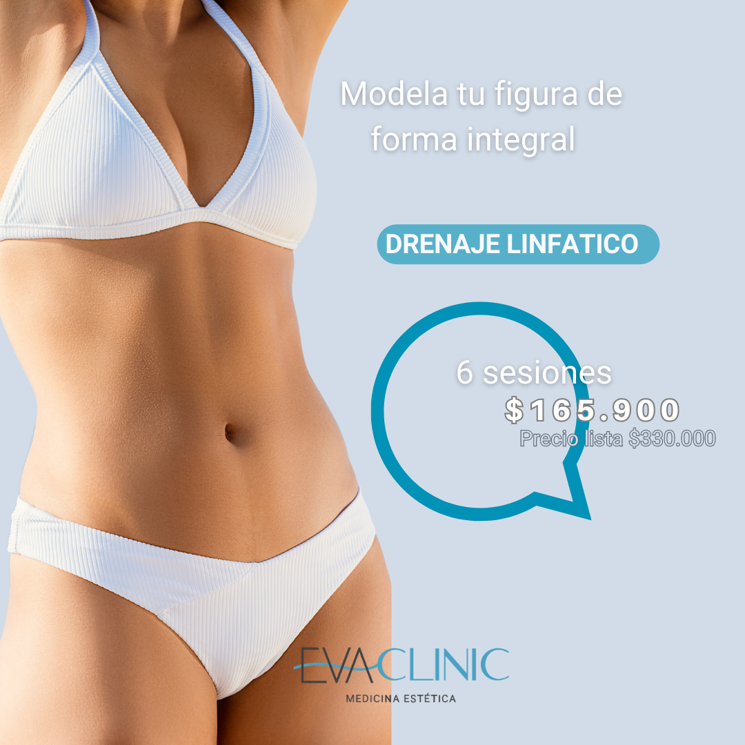6 sesiones Drenaje Linfático