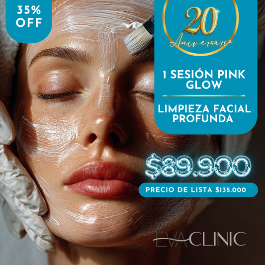 1 Sesión Pink Glow + Limpieza Facial profunda