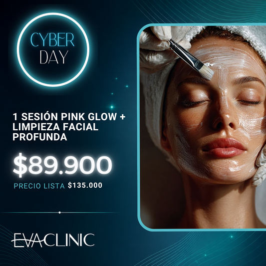 1 Sesión Pink Glow + Limpieza Facial profunda